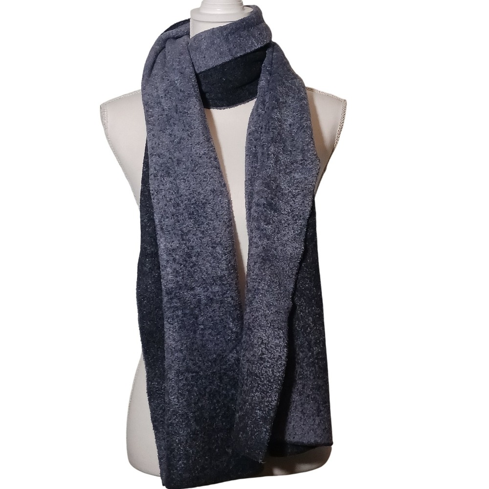 NWT Barefoot Dreams CozyChic Lite Confetti Scarf Deep Sea Blue Indigo One Size - Picture 3 of 8